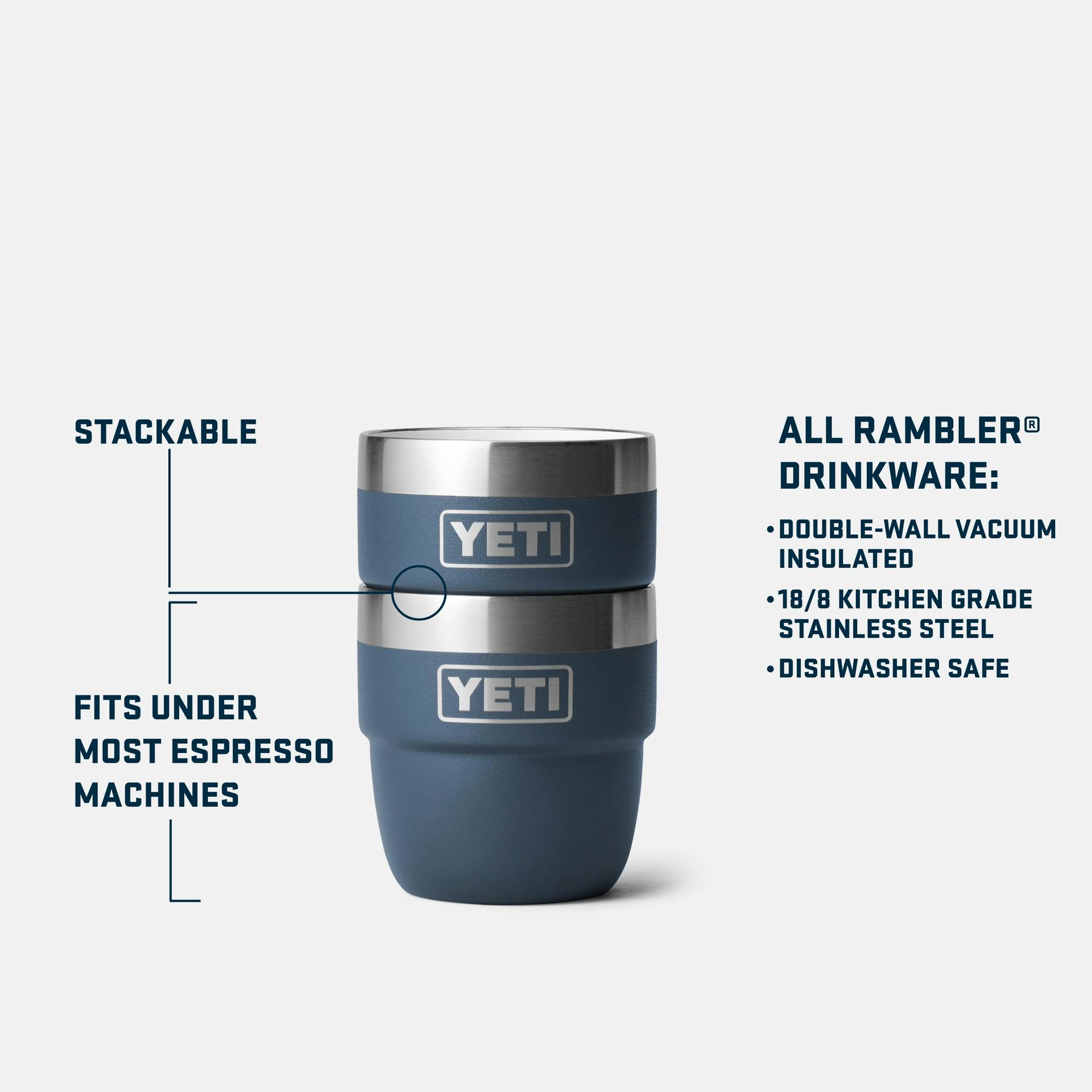 Rambler 4 oz Stackable Cups - Preferred Pick