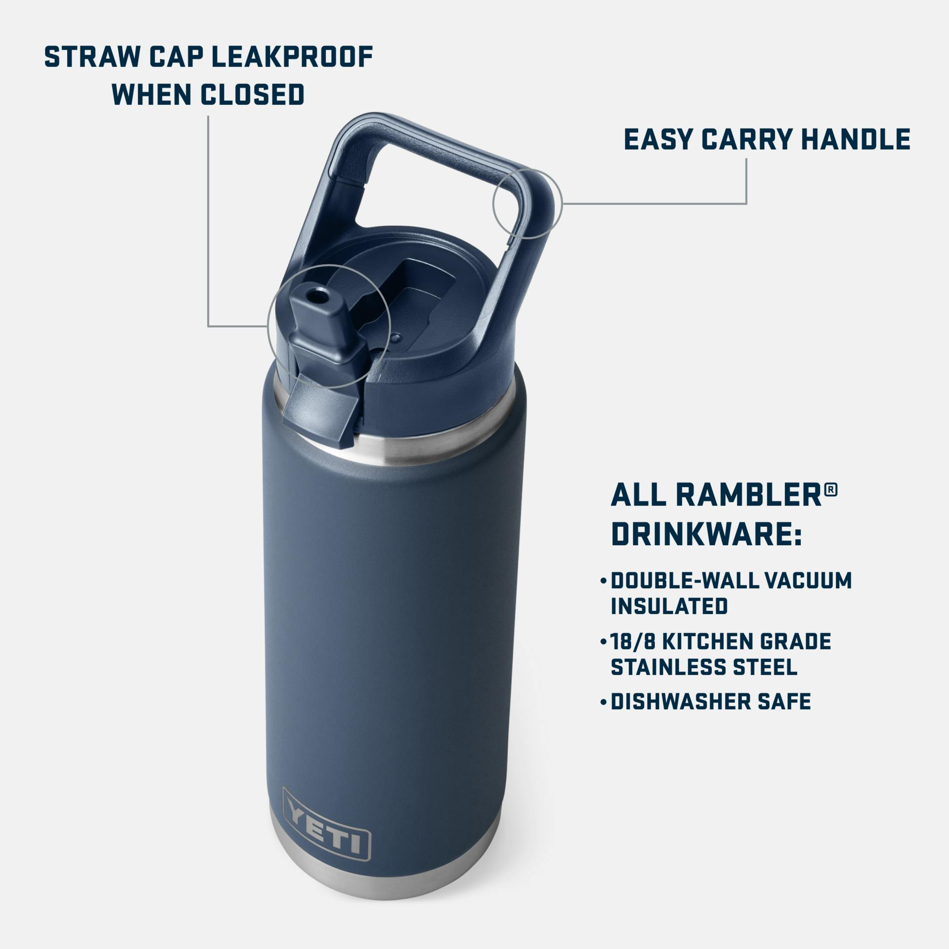 Rambler 26 oz Water Bottle - Preferred Pick