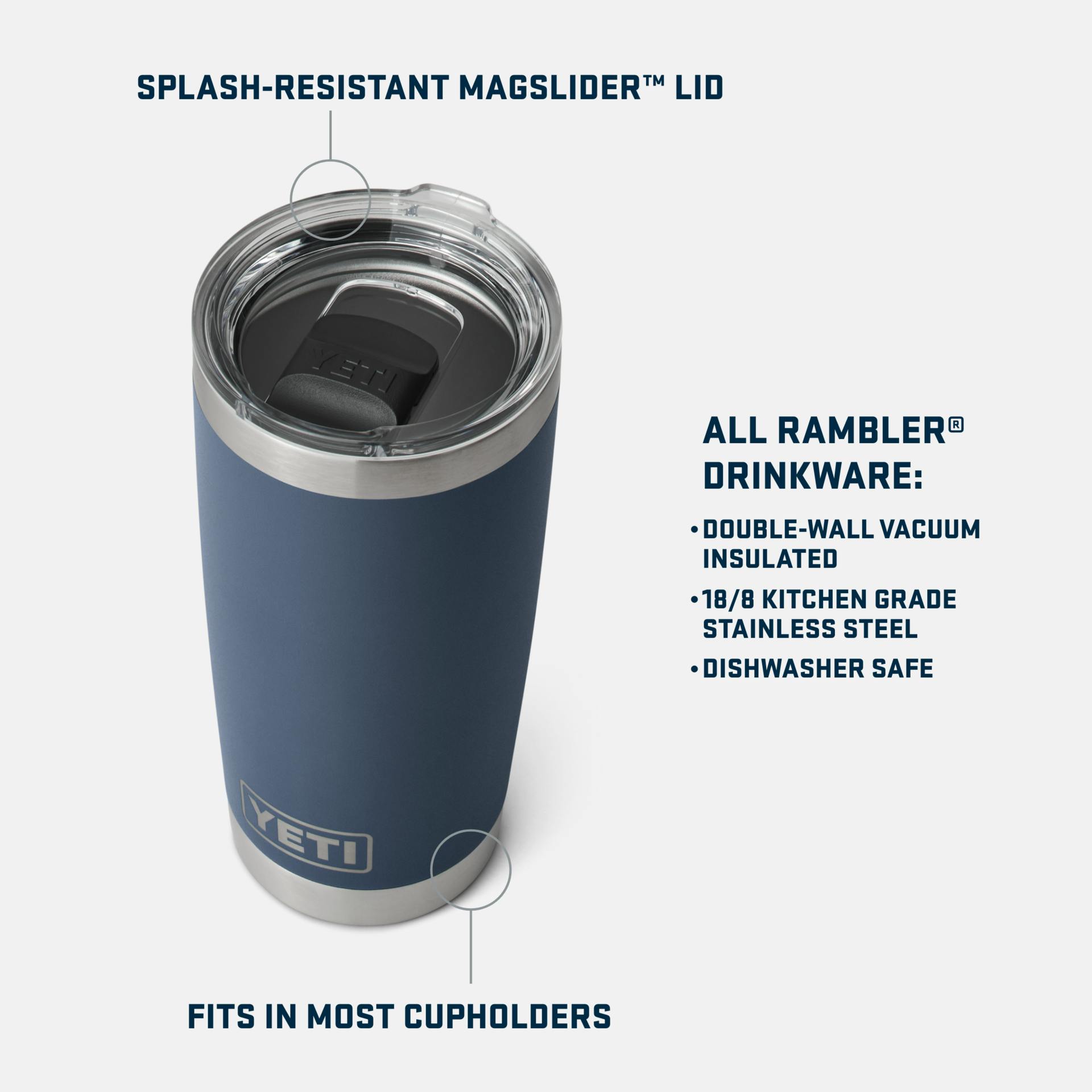 Rambler 20 oz Tumbler - Preferred Pick