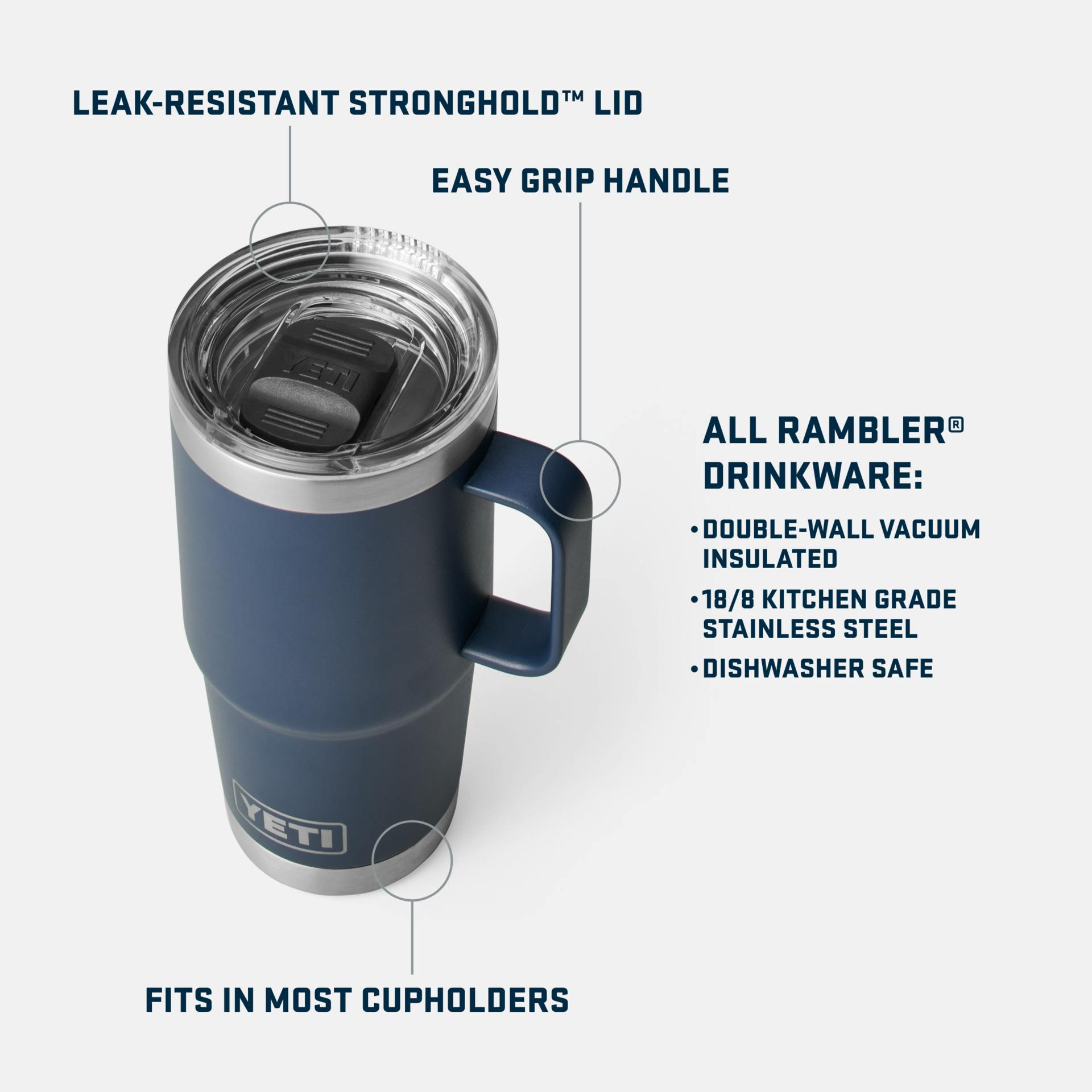Rambler 20 oz Travel Mug - Preferred Pick