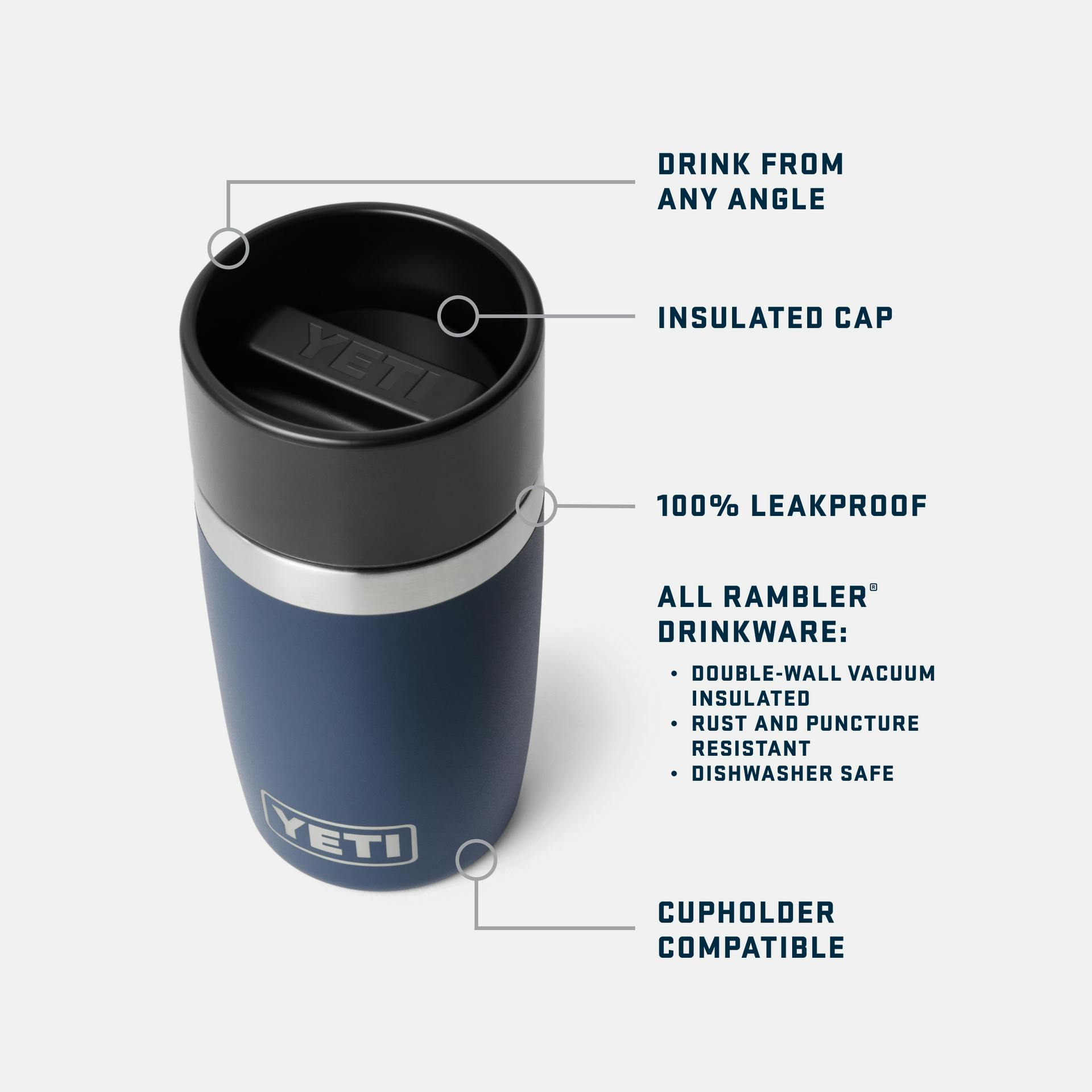 Rambler 8 oz Travel Bottle - Preferred Pick