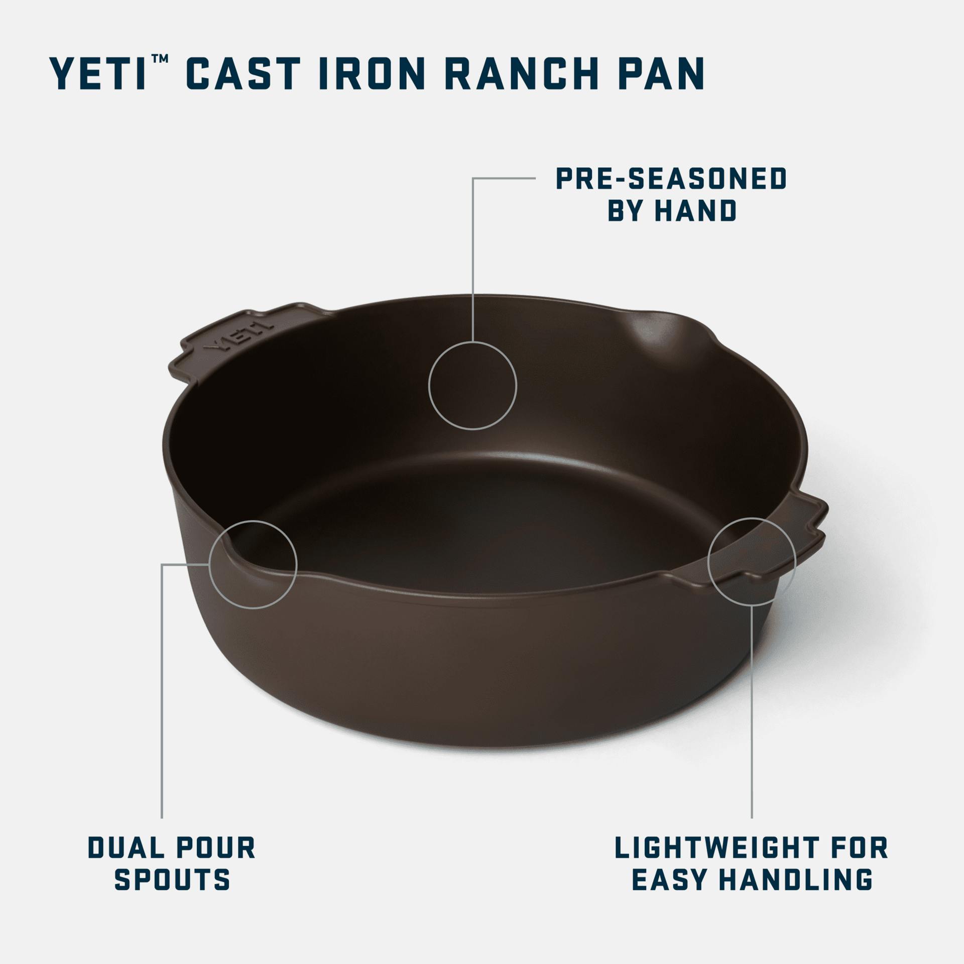 YETI Cast Iron Ranch Pan - Preferred Pick