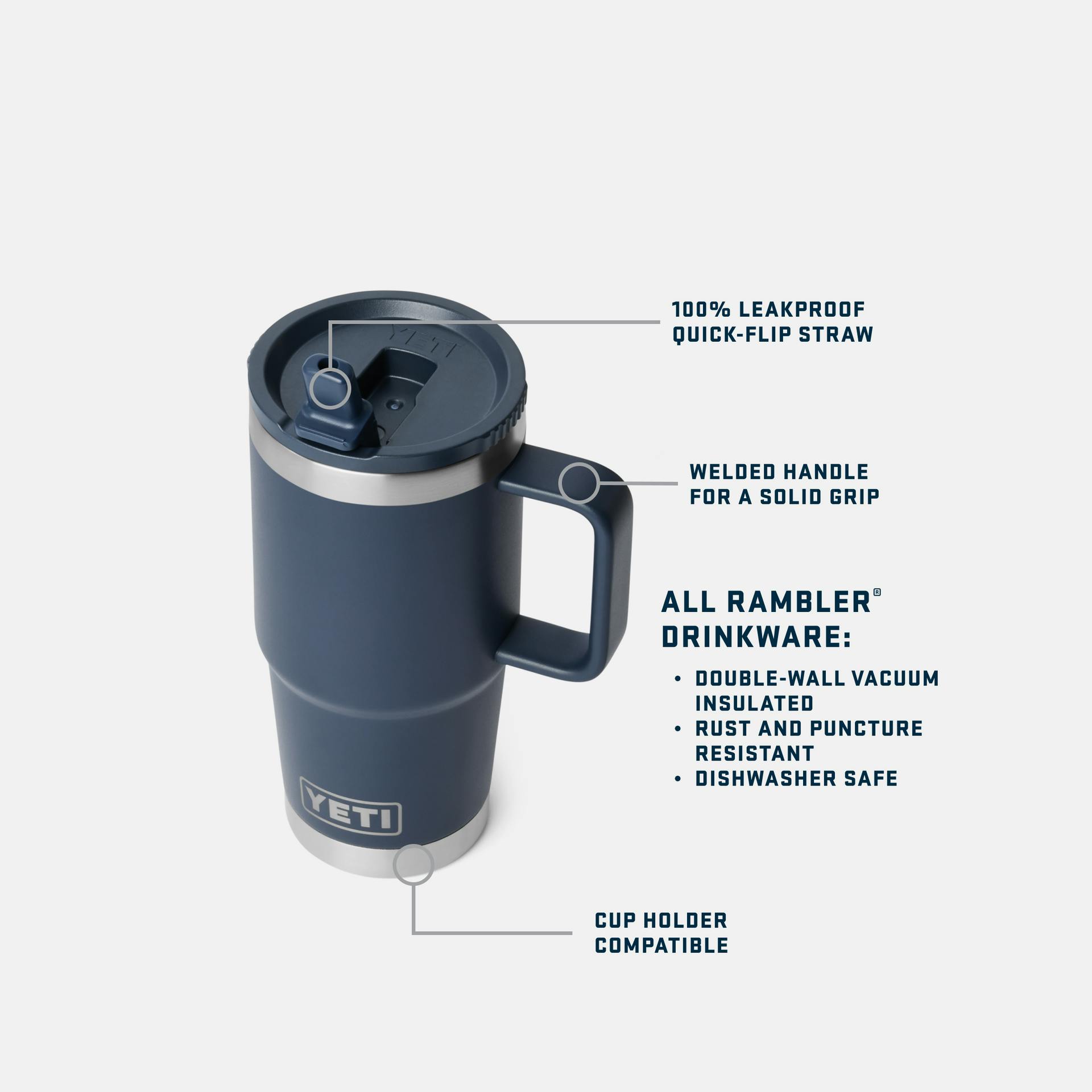 Rambler 20 oz Travel Straw Mug - Preferred Pick