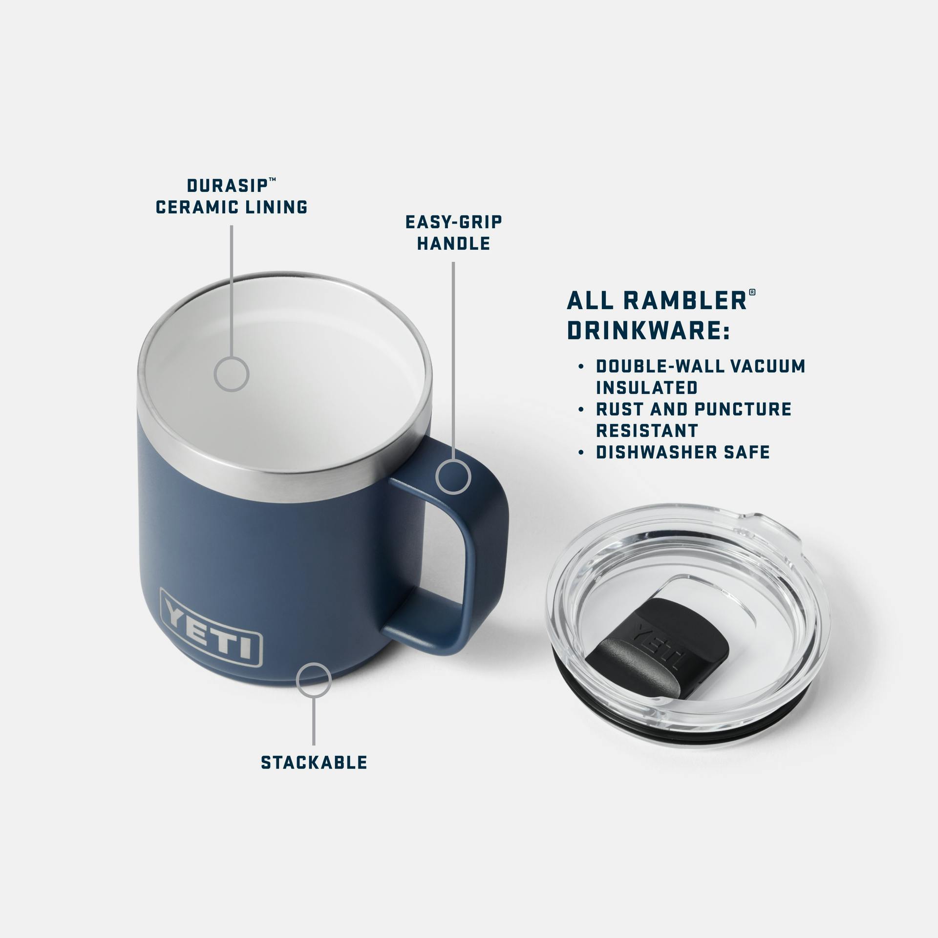 Rambler 10 oz Stackable Mug - Preferred Pick