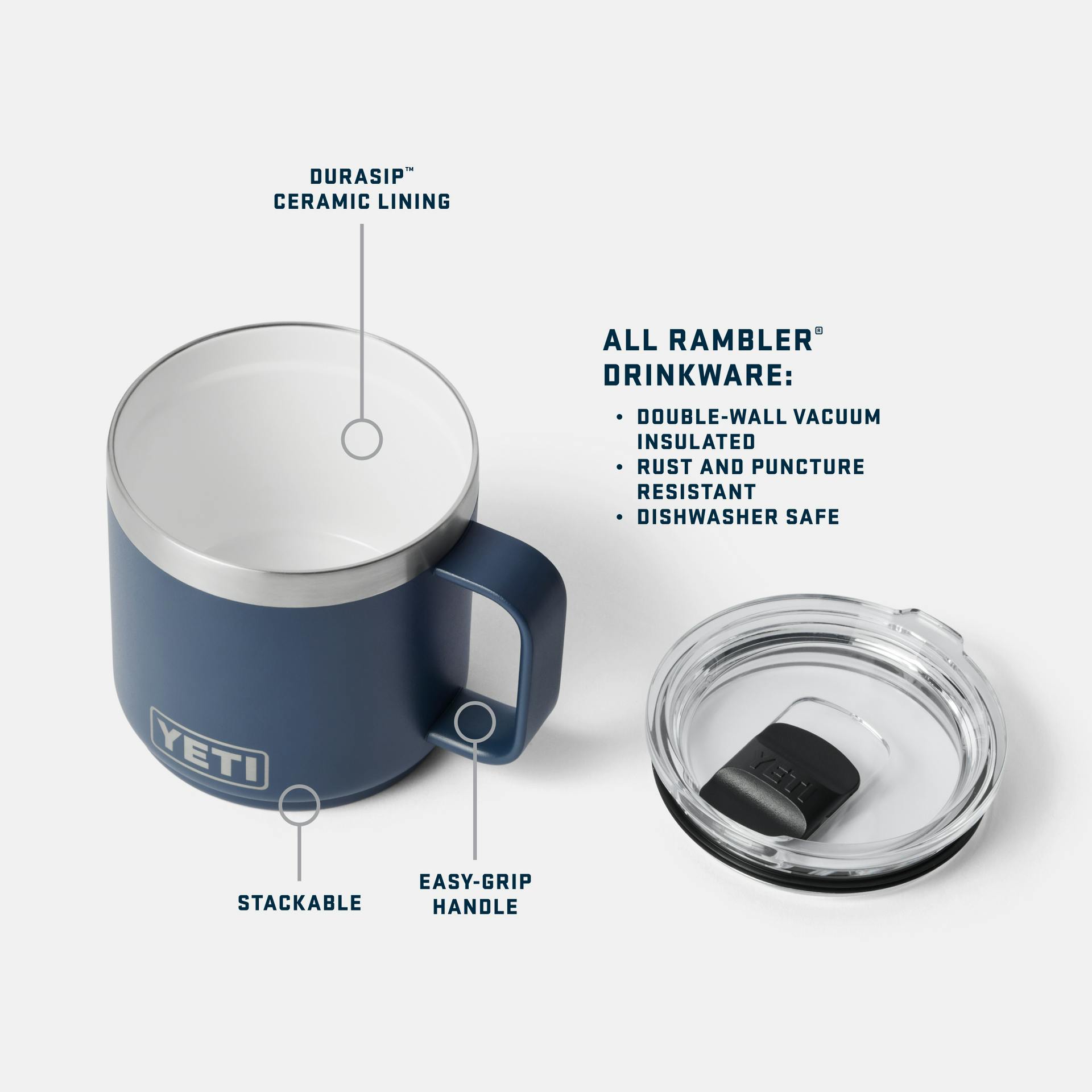 Rambler 14 oz Stackable Mug - Preferred Pick