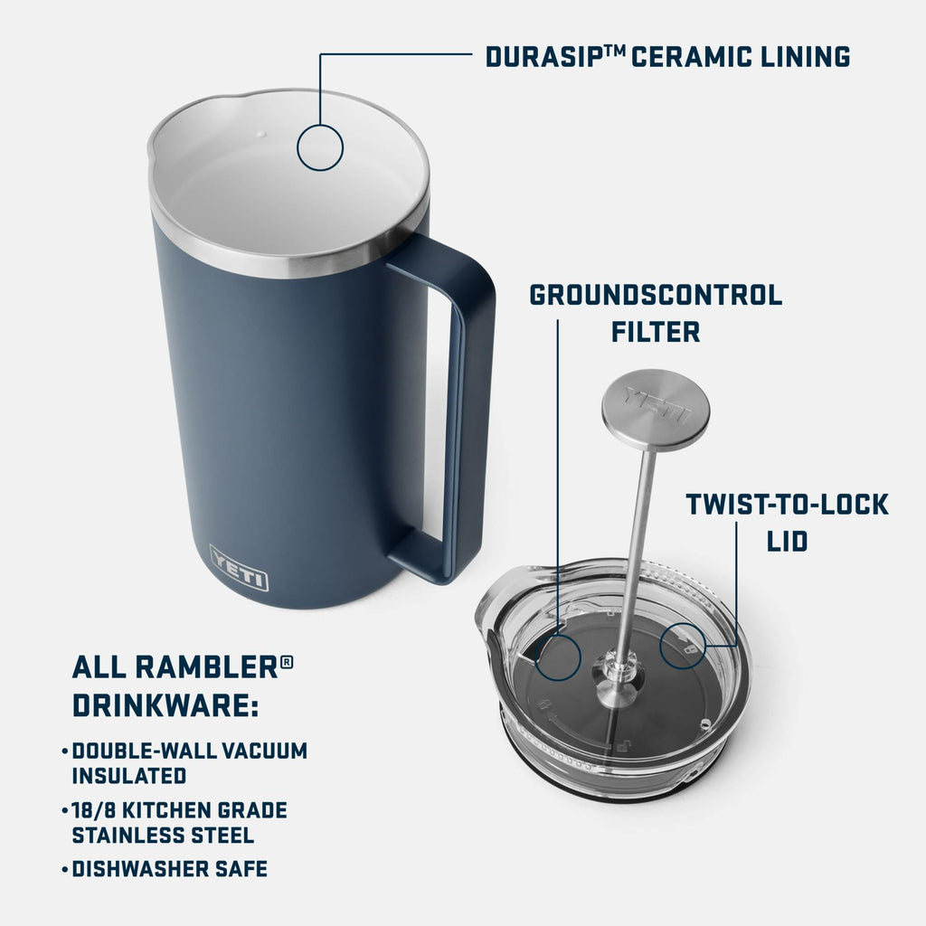 Rambler 64 oz French Press - Preferred Pick