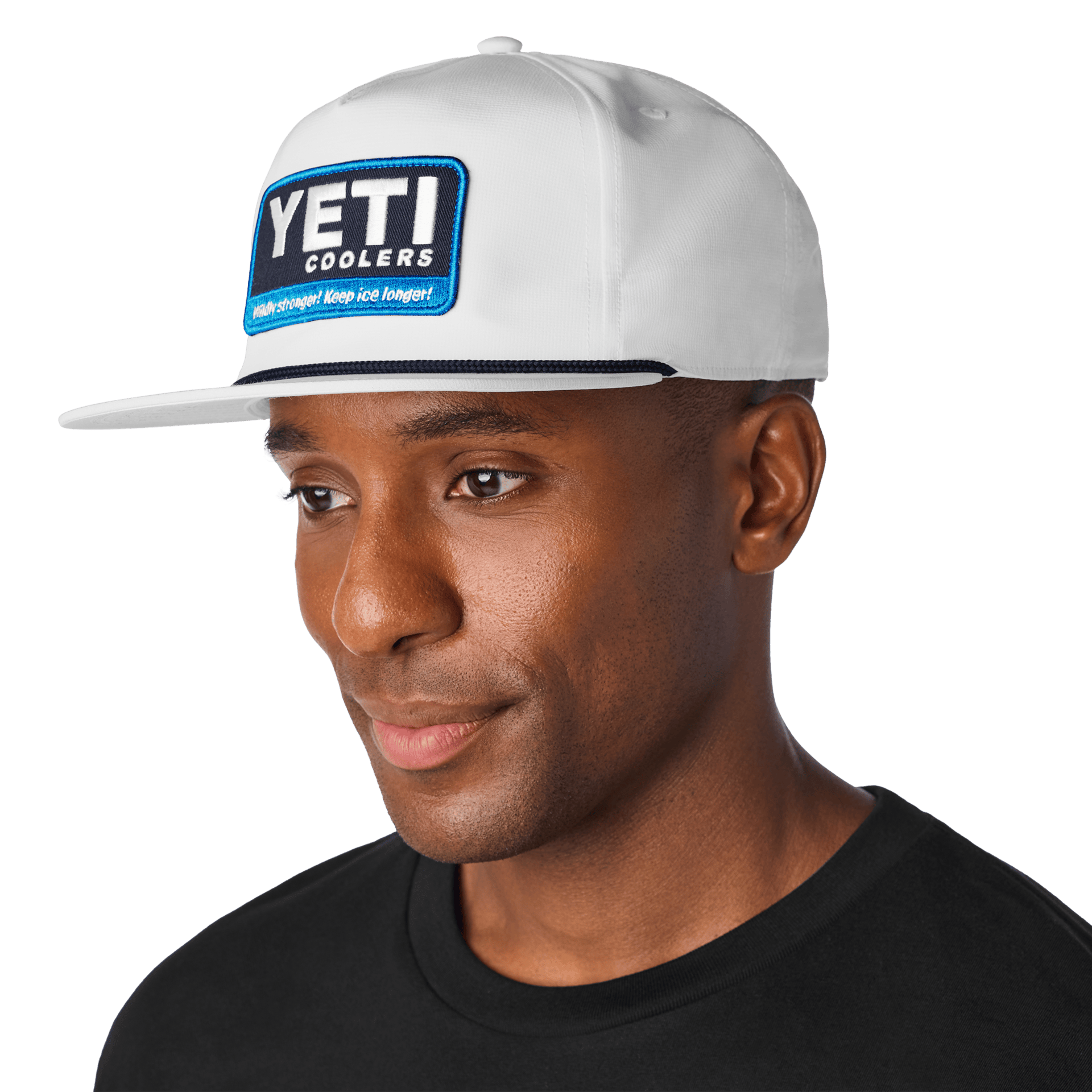 Wildly Stronger Badge Flat Brim Rope Hat - Preferred Pick