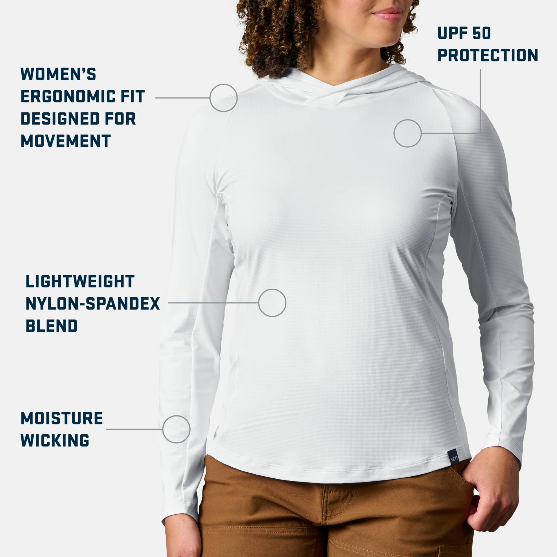 Women's Hooded Ultra Lightweight Sunshirt - Preferred Pick