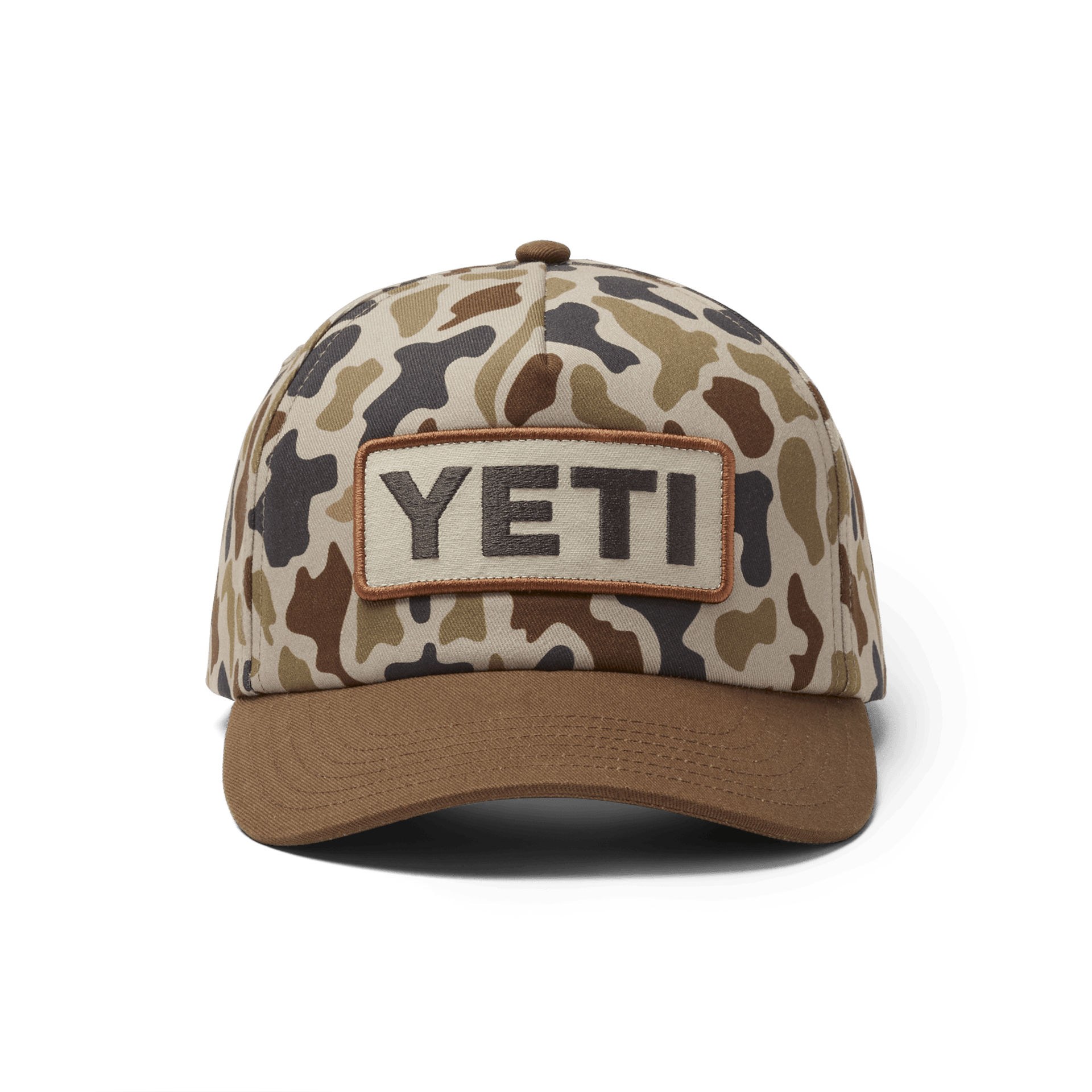 YETI Wetlands Camo Logo Badge Mid Pro Flat Brim Hat - Preferred Pick