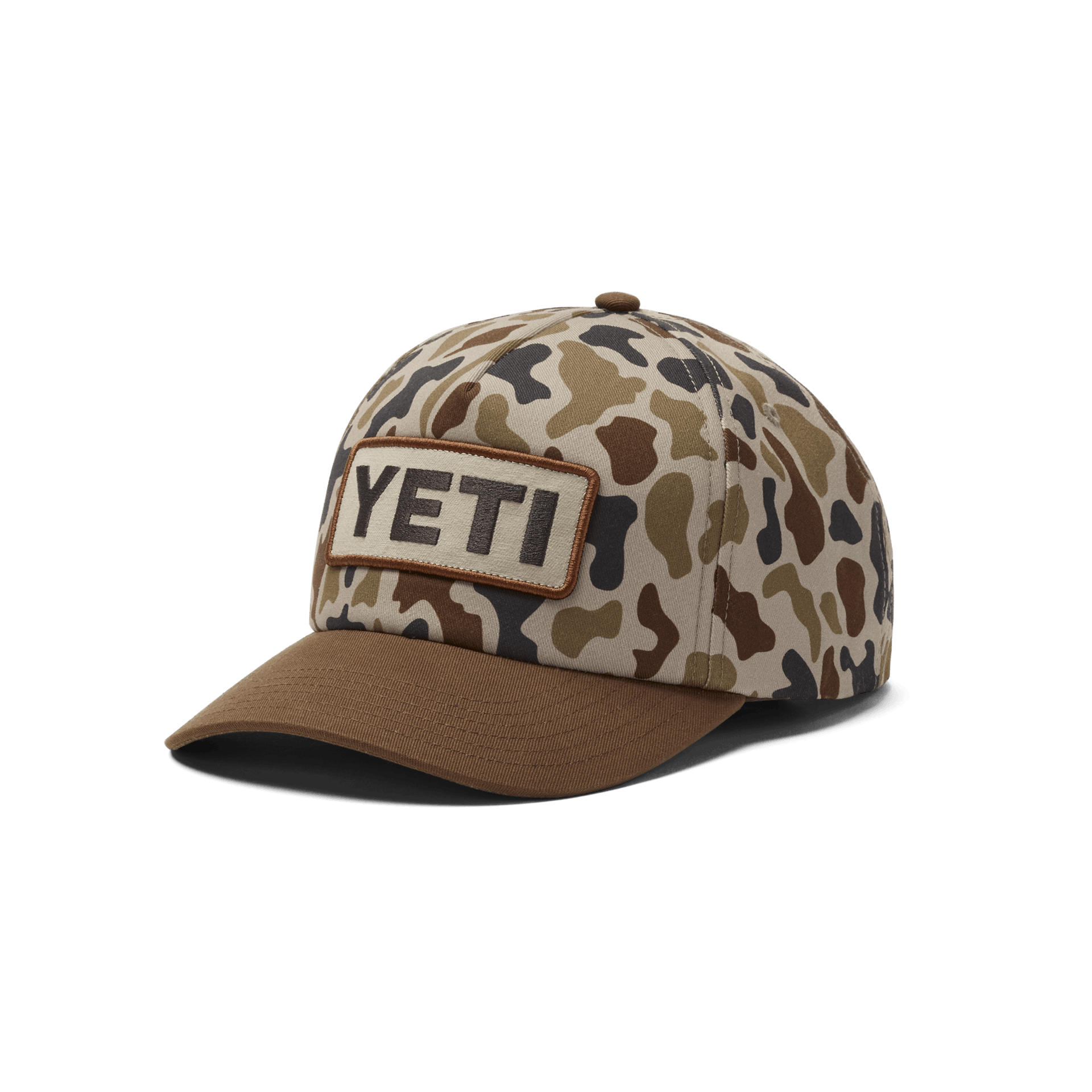 YETI Wetlands Camo Logo Badge Mid Pro Flat Brim Hat - Preferred Pick