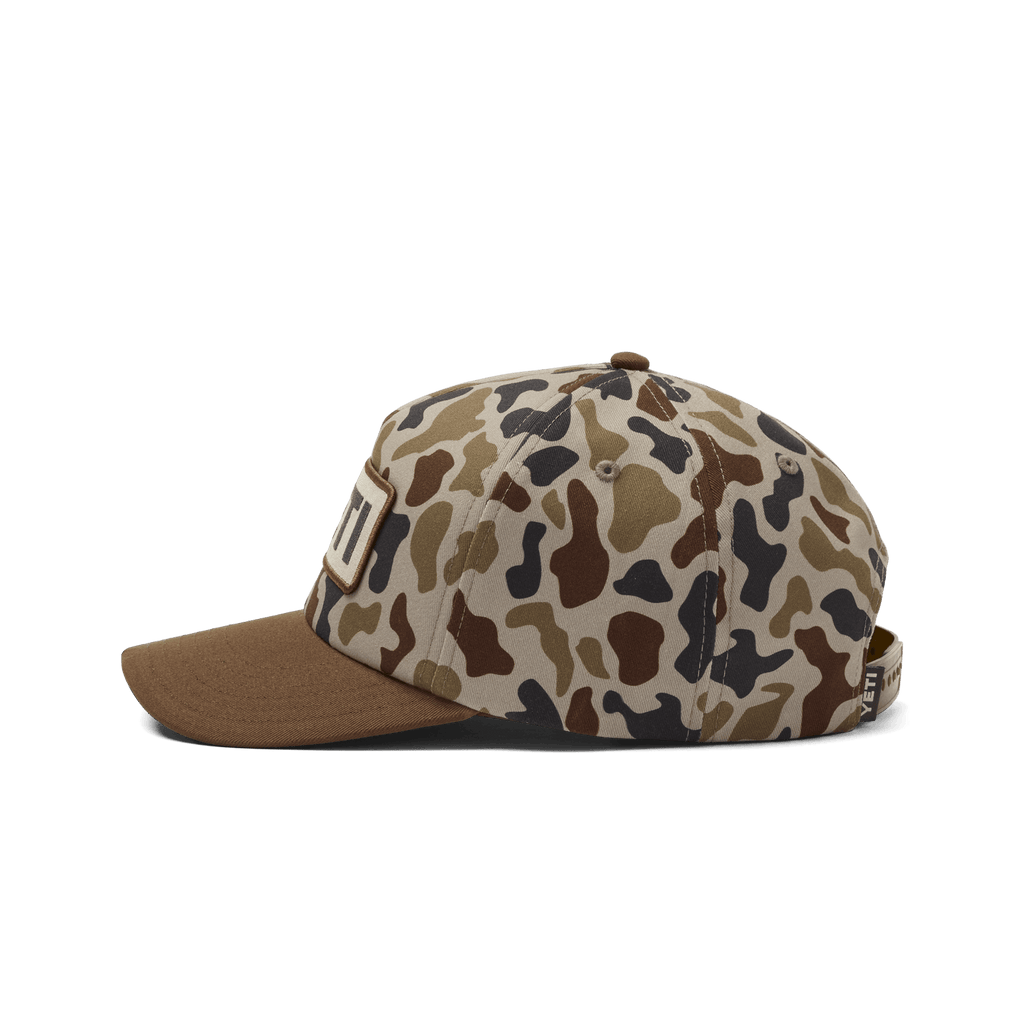 YETI Wetlands Camo Logo Badge Mid Pro Flat Brim Hat - Preferred Pick