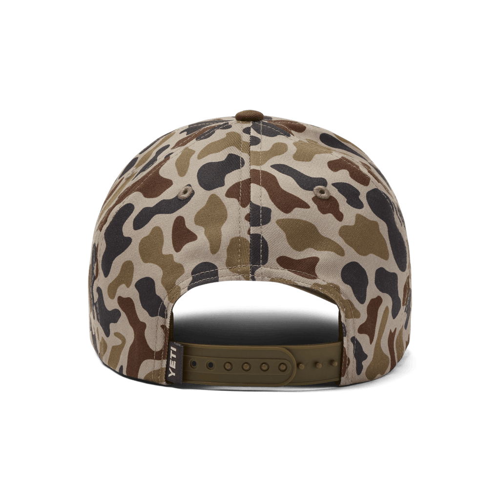 YETI Wetlands Camo Logo Badge Mid Pro Flat Brim Hat - Preferred Pick