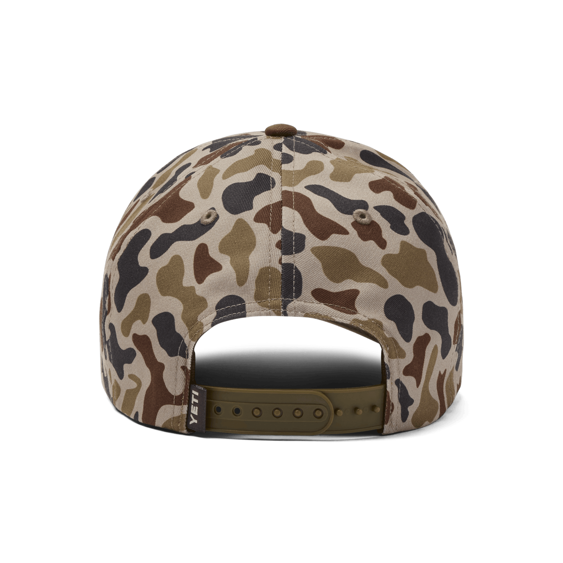 YETI Wetlands Camo Logo Badge Mid Pro Flat Brim Hat - Preferred Pick