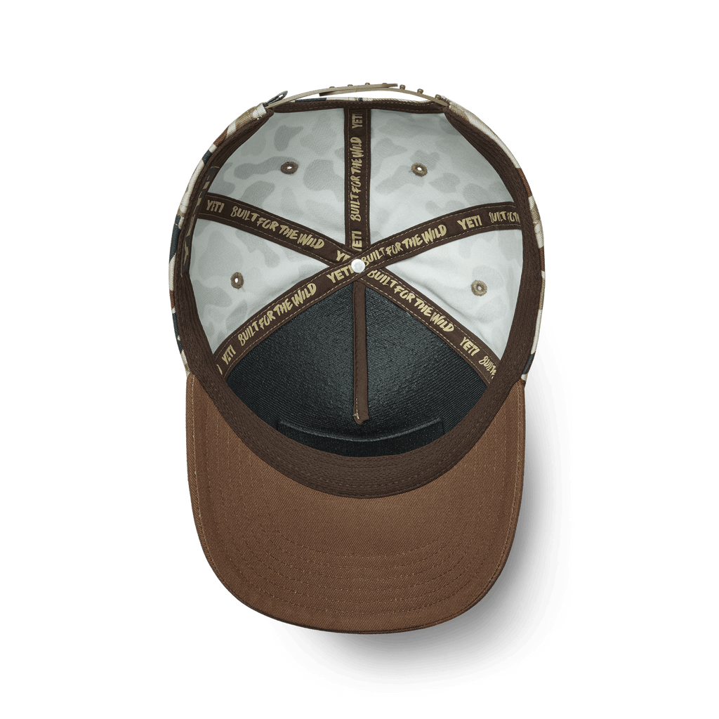 YETI Wetlands Camo Logo Badge Mid Pro Flat Brim Hat - Preferred Pick