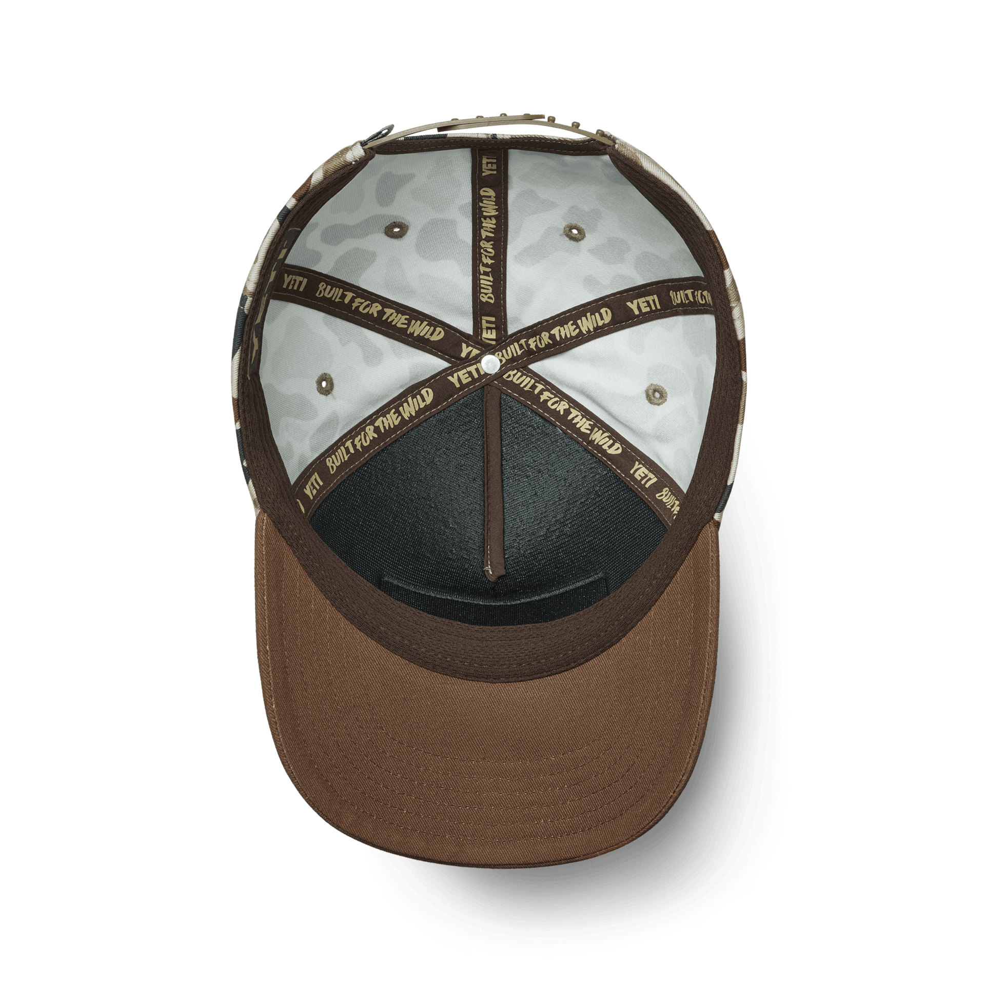 YETI Wetlands Camo Logo Badge Mid Pro Flat Brim Hat - Preferred Pick