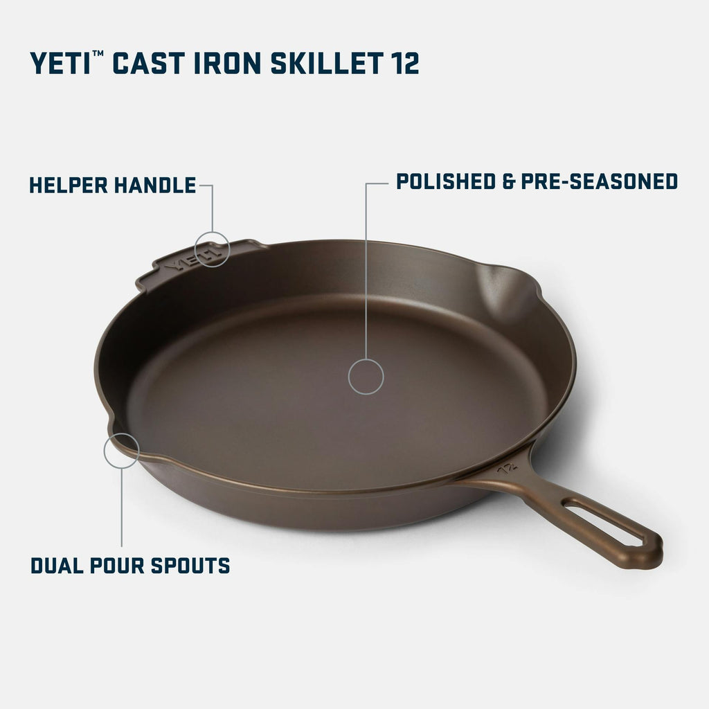 YETI Cast Iron Skillet 12 - Preferred Pick