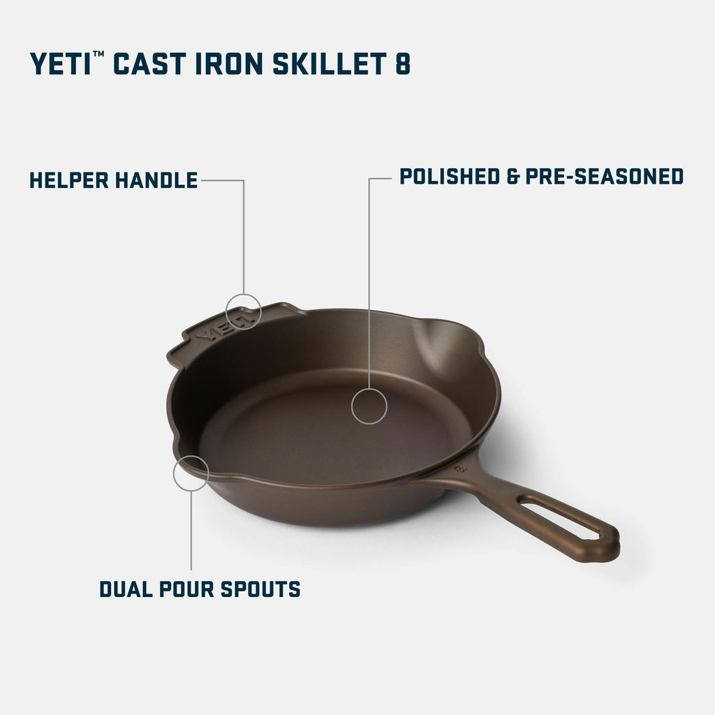YETI Cast Iron Skillet 8 - Preferred Pick