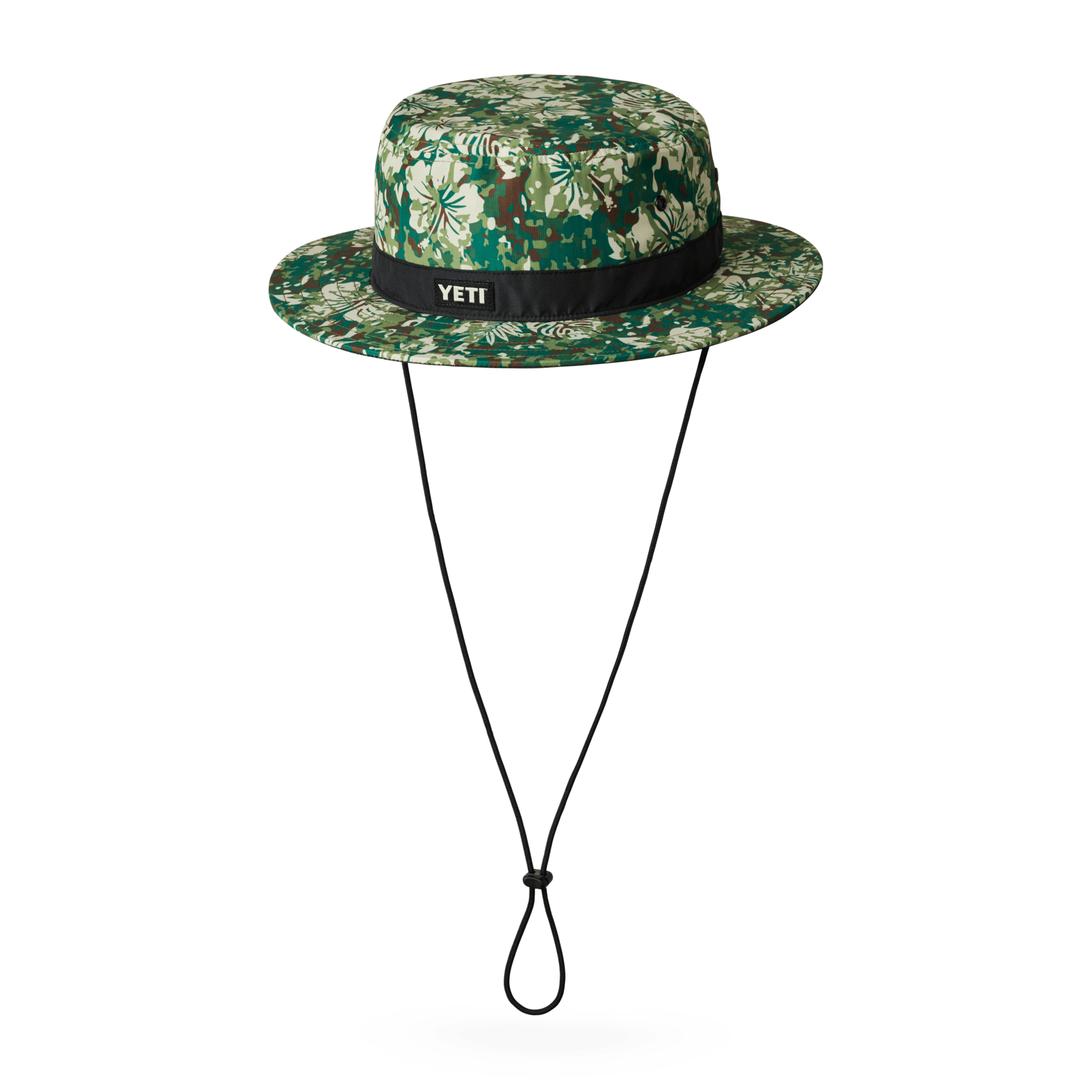 Hibiscus Print YETI Logo Boonie Hat - Preferred Pick