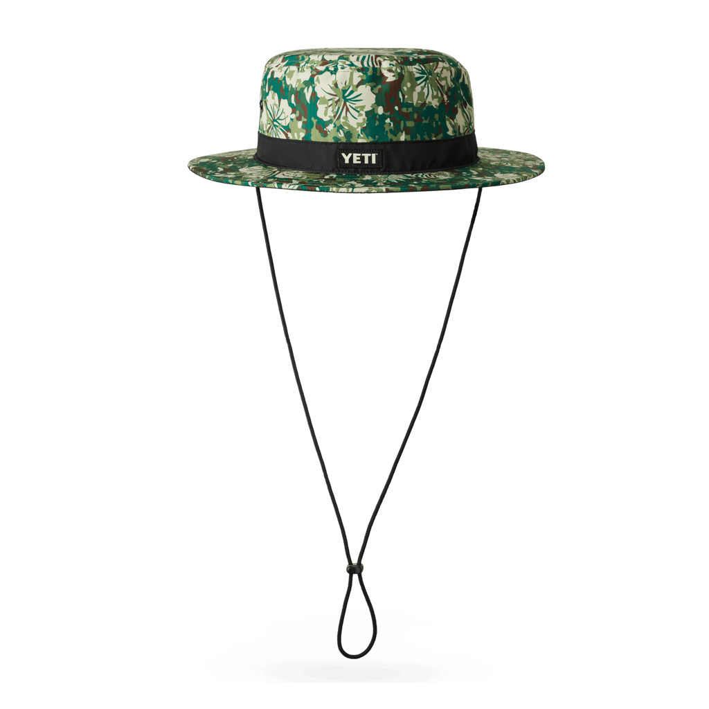 Hibiscus Print YETI Logo Boonie Hat - Preferred Pick