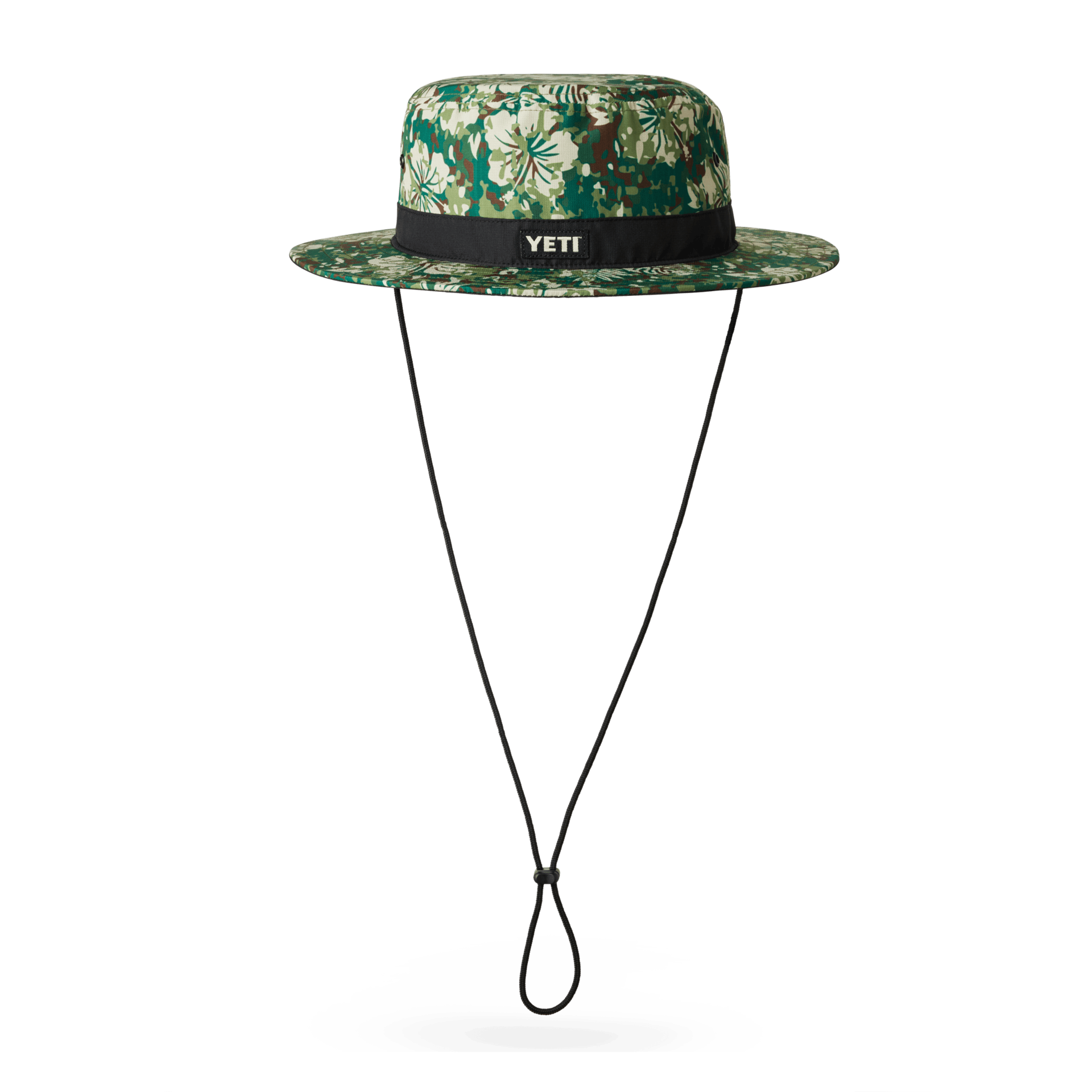 Hibiscus Print YETI Logo Boonie Hat - Preferred Pick