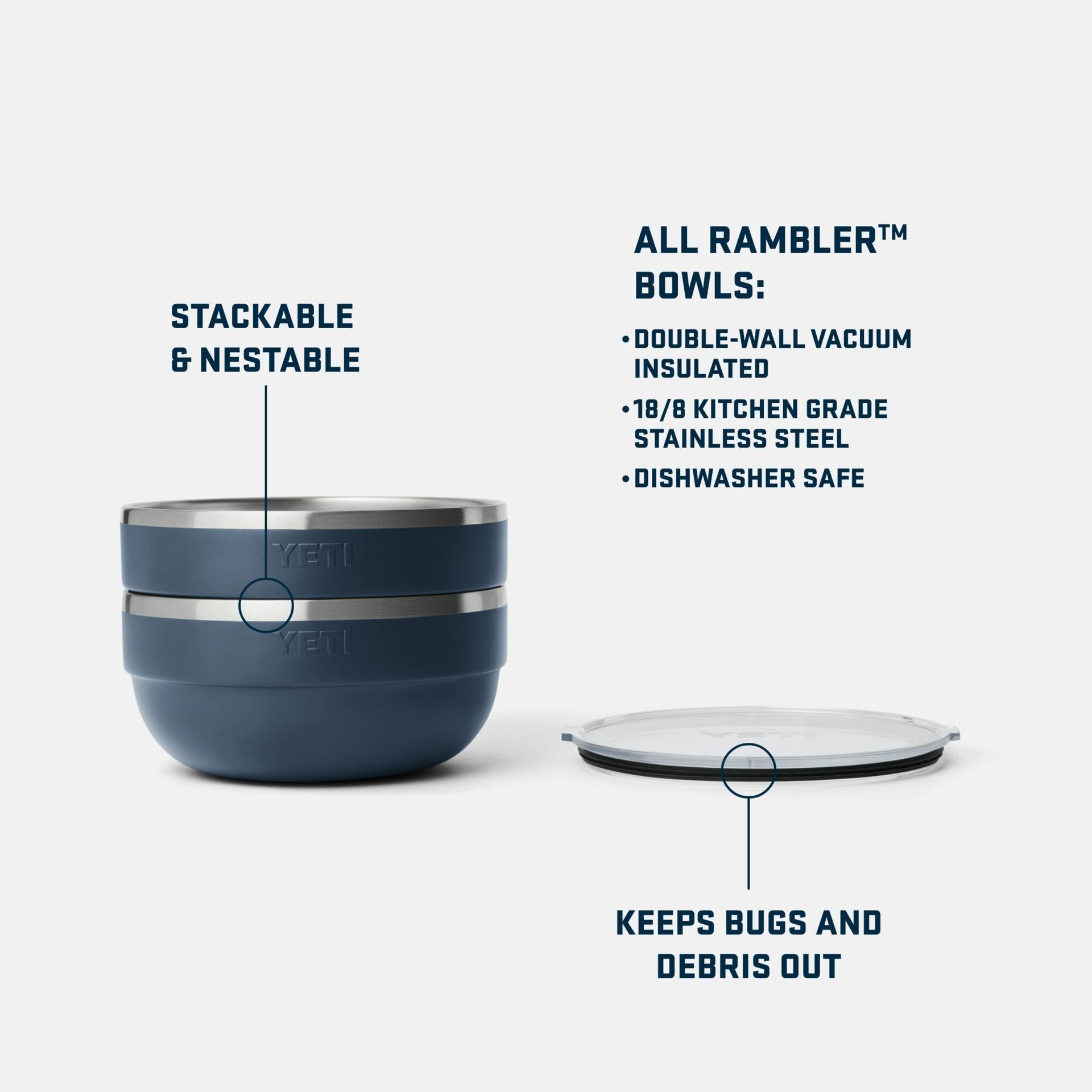 Rambler 4.5 QT Insulated Bowl - Preferred Pick