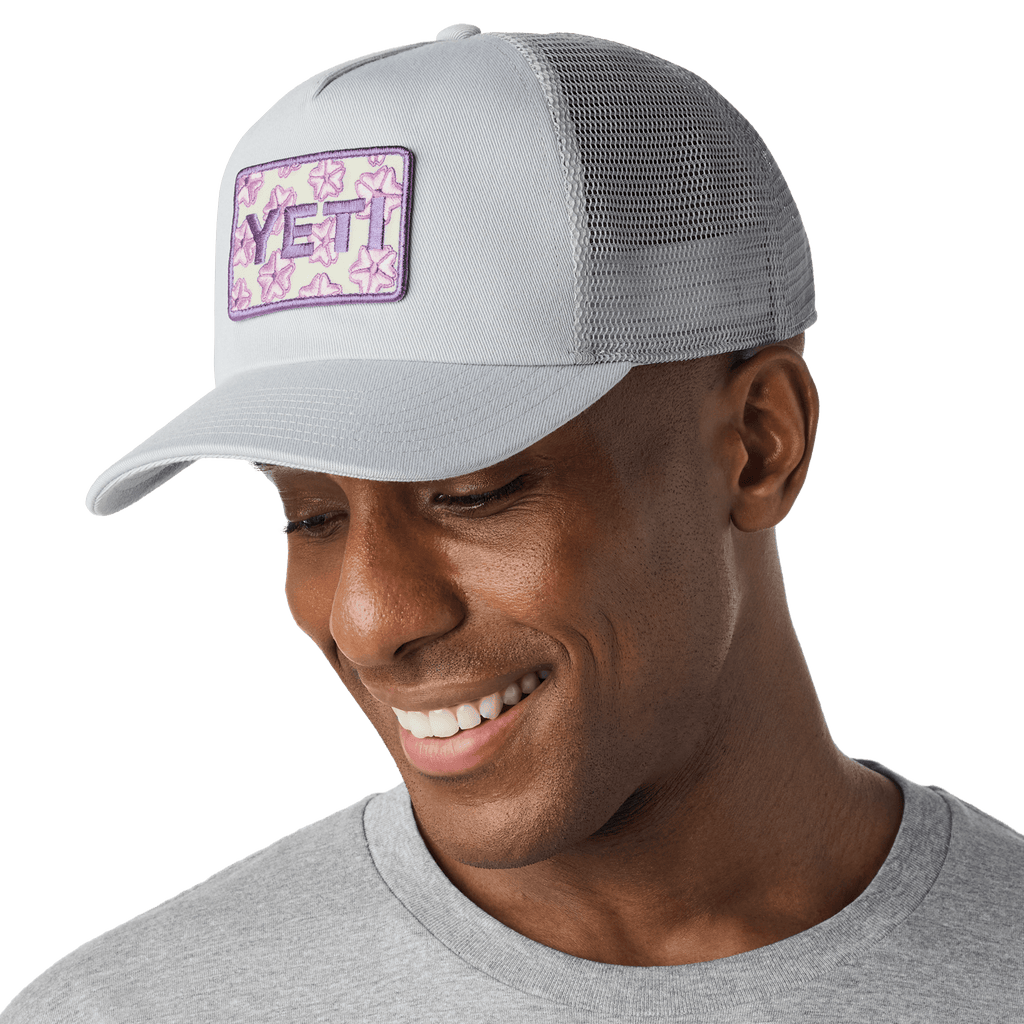 YETI Badge Cherry Blossom Trucker Hat - Preferred Pick