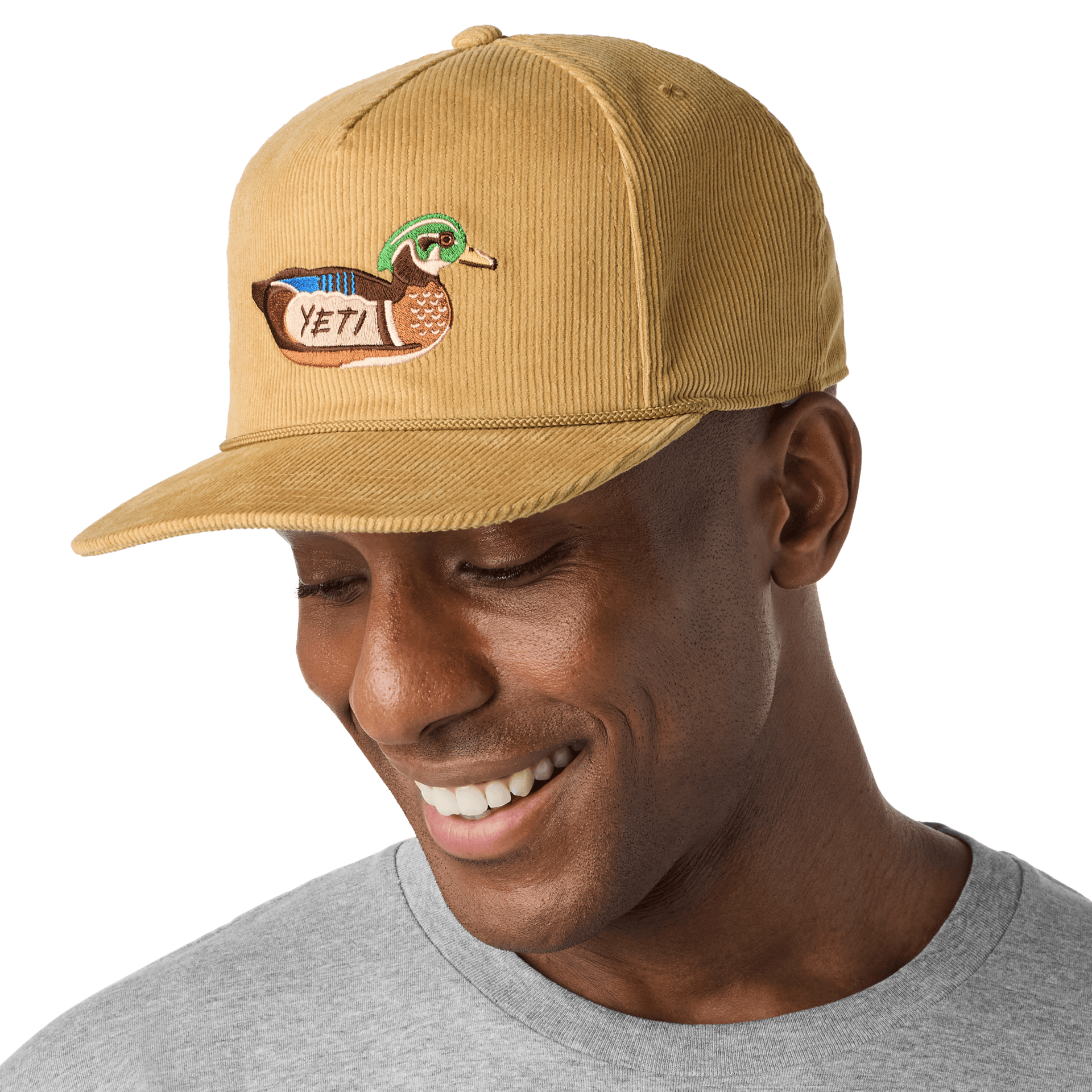 YETI Duck Corduroy Flat Brim Rope Hat - Preferred Pick