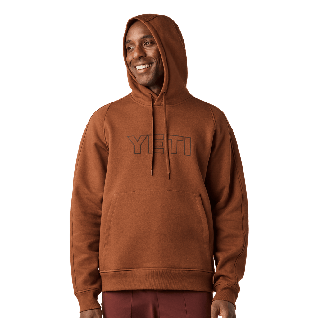 YETI Logo Built for the Wild Fleece Hoodie - Preferred Pick