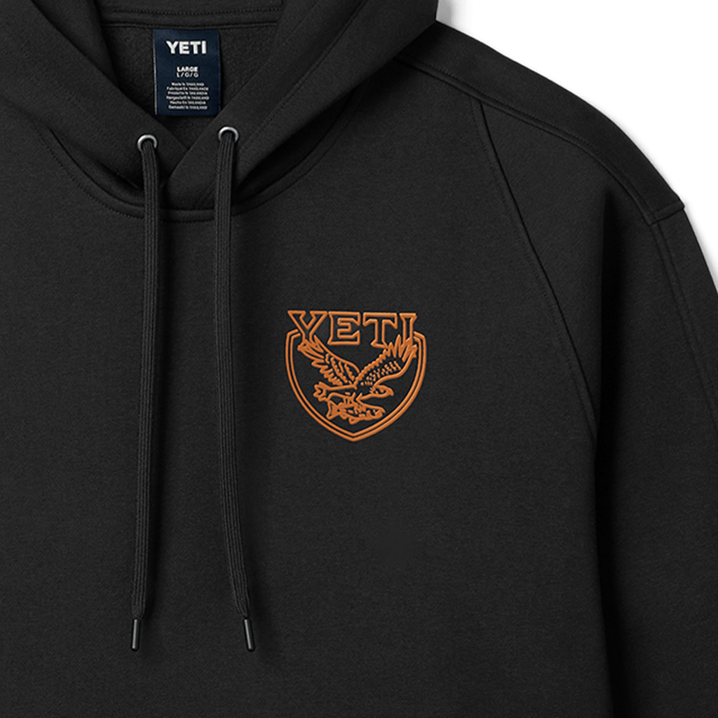 YETI Eagle Badge Fleece Hoodie - Preferred Pick
